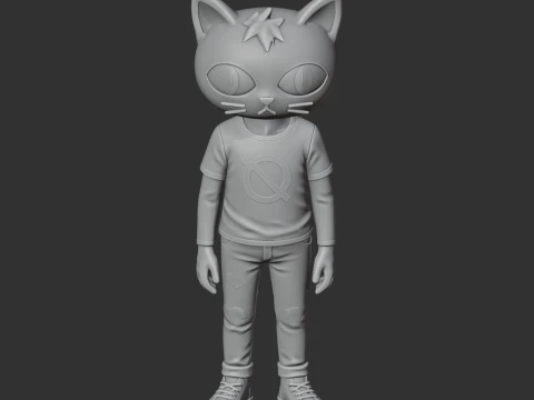 Candy Borowski - Night in the Woods Figurine 3D Model