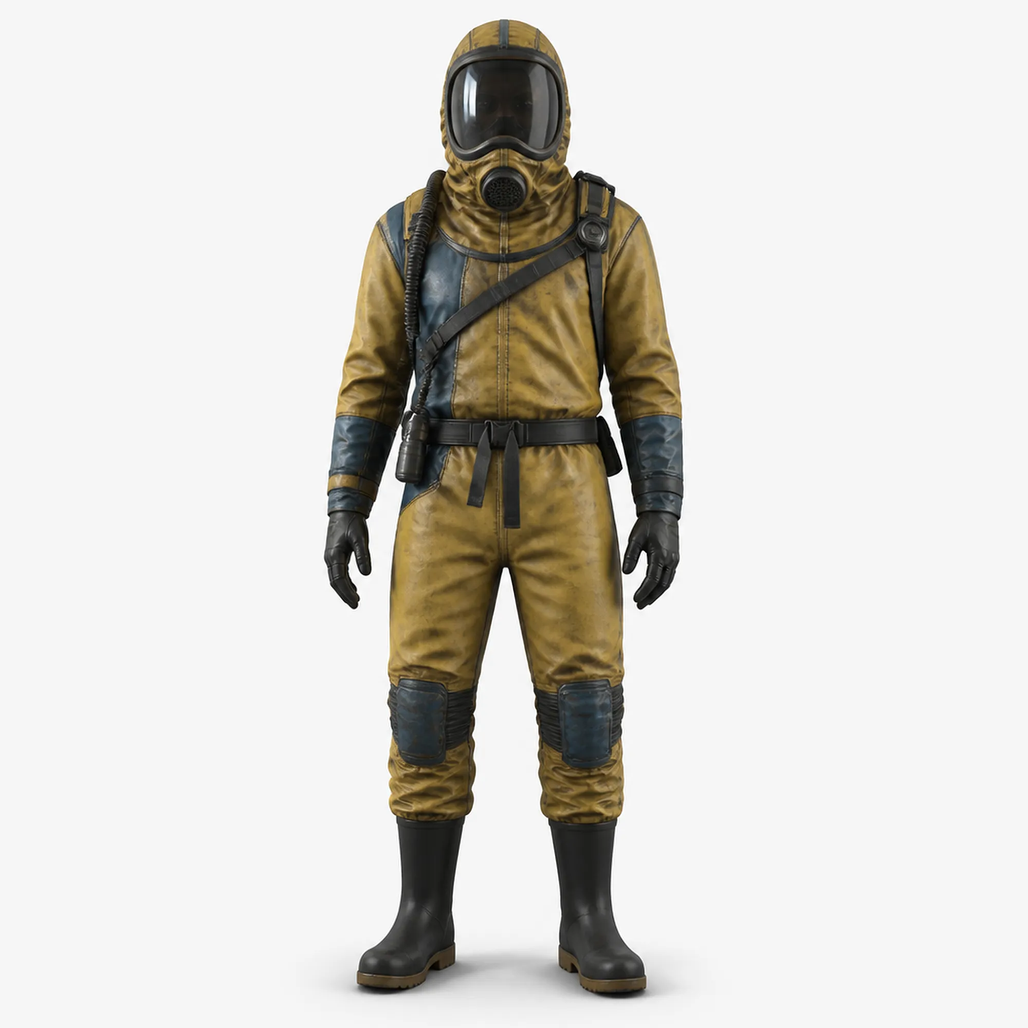 Cargo Scientist - Rust Figurine 3D Model .c4d .max .obj .3ds .fbx .stl .blend 