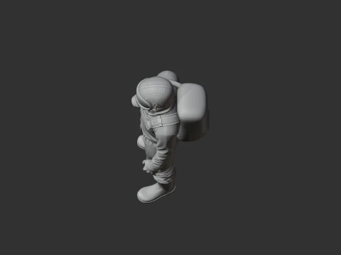 Cargo Scientist - Rust Figurine 3D Model