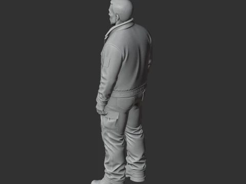 Cargo Ship - Rust Figurine 3D Model