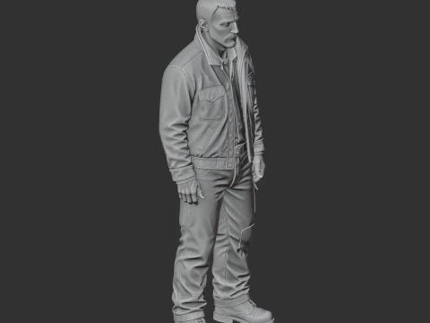 Cargo Ship - Rust Figurine 3D Model