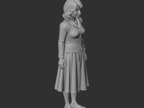 Caroline - Stardew Valley Figurine 3D Model