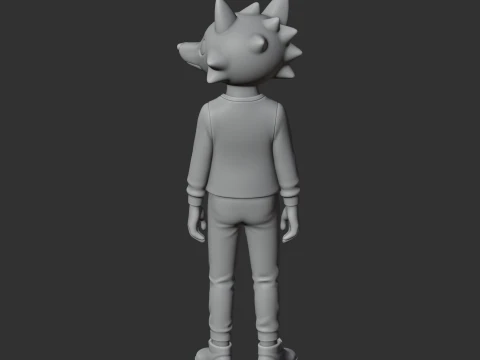 Casey Hartley - Night in the Woods Figurine 3D Model