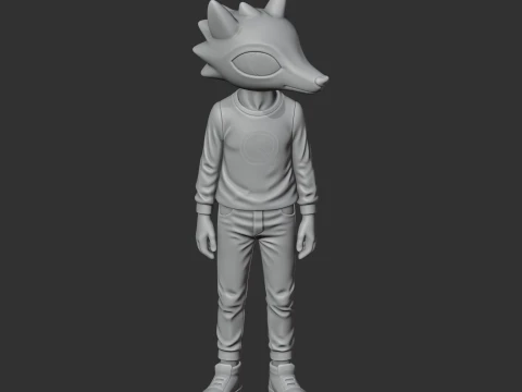 Casey Hartley - Night in the Woods Figurine 3D Model