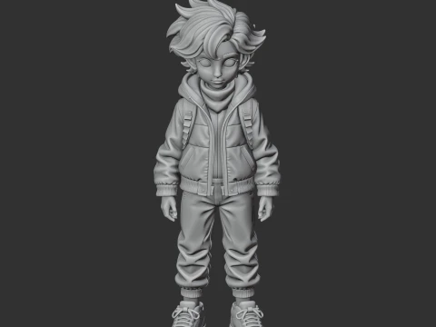 Cassette Kid - Celeste Figurine 3D Model