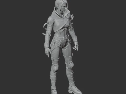 Catalyst - Apex Legends Figurine 3D Model