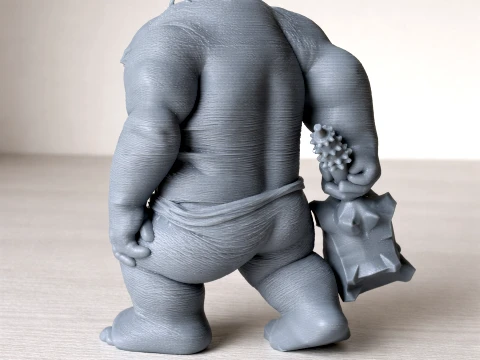 Cave Troll Lord of the Rings Figurine 3D Model