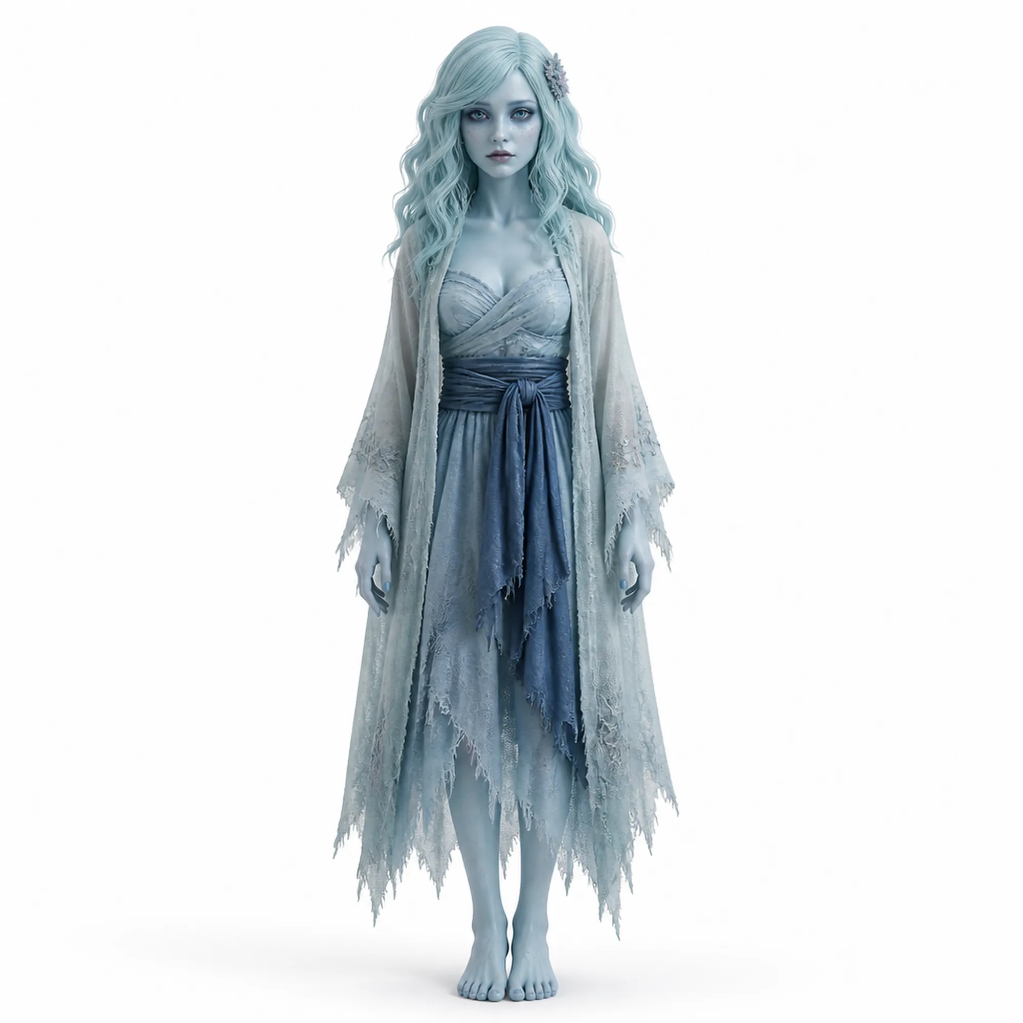 Celestial Resort Ghost - Celeste Figurine 3D Model .c4d .max .obj .3ds .fbx .stl .blend 