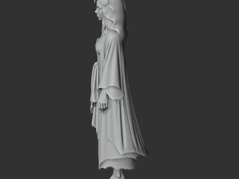 Celestial Resort Ghost - Celeste Figurine 3D Model
