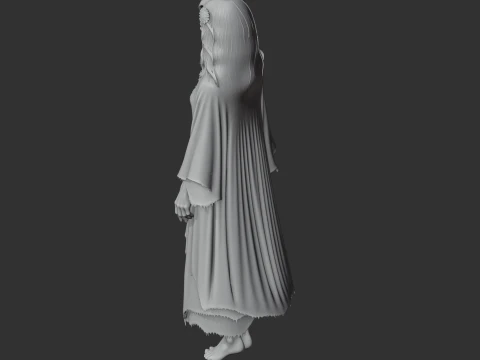 Celestial Resort Ghost - Celeste Figurine 3D Model
