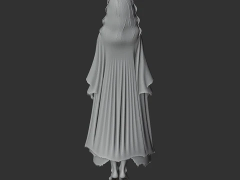 Celestial Resort Ghost - Celeste Figurine 3D Model