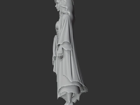 Celestial Resort Ghost - Celeste Figurine 3D Model