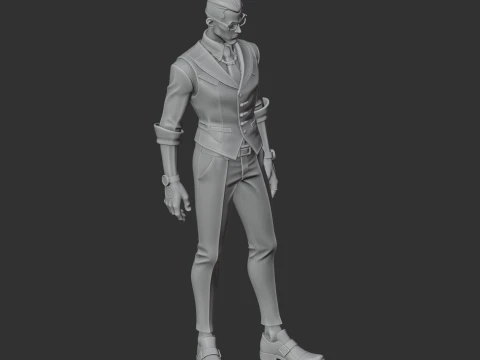 Chamber - Valorant Figurine 3D Model