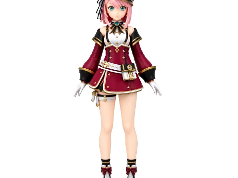 Charlotte - Genshin Impact Figurine 3D Model