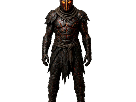 Charred Warrior - Valheim Figurine 3Dモデル