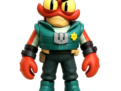 Clancy - Brawl Stars Figurine Model 3D