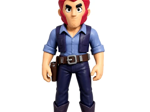 Colt - Brawl Stars Figurine Model 3D