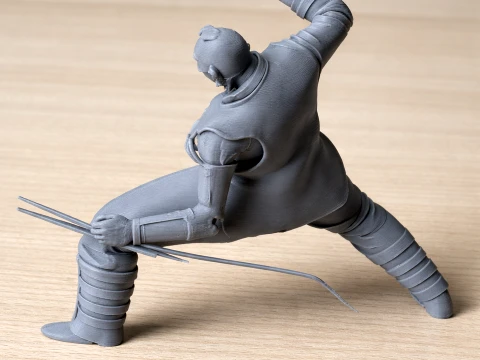 Cyberpsycho Cyberpunk 2077 Figurine 3D Model