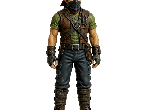 Demolitionist - Terraria Figurine 3D Model