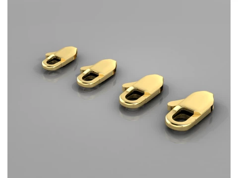잠금 걸쇠 카라비너 3D 프린트 모델