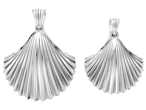 Sea Shell Pendant 3D Print Model
