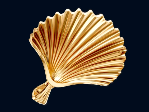 Sea Shell Pendant 3D Print Model
