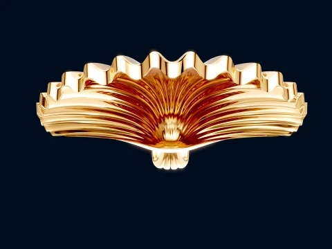 Sea Shell Pendant 3D Print Model