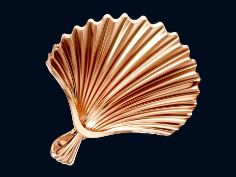 Sea Shell Pendant 3D Print Model
