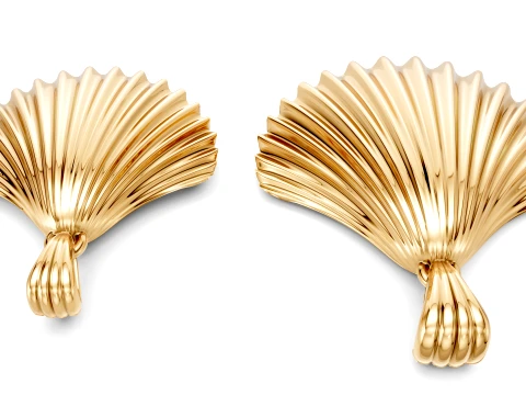 Sea Shell Pendant 3D Print Model