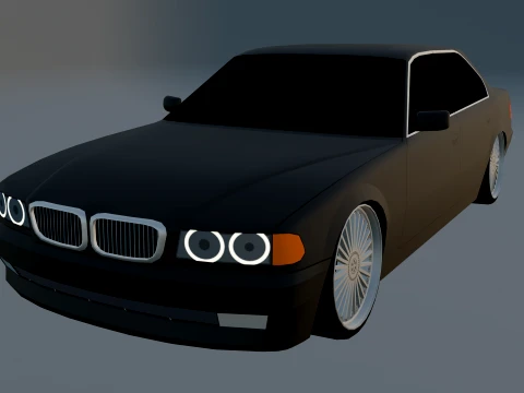 BMW E38 720i 3Dモデル