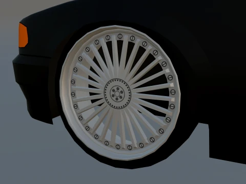 BMV E38 720i 3D Model