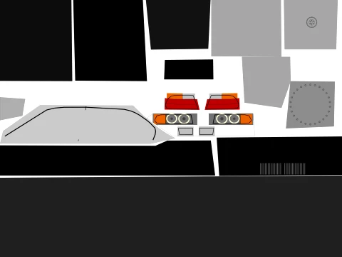 BMV E38 720i 3D Model