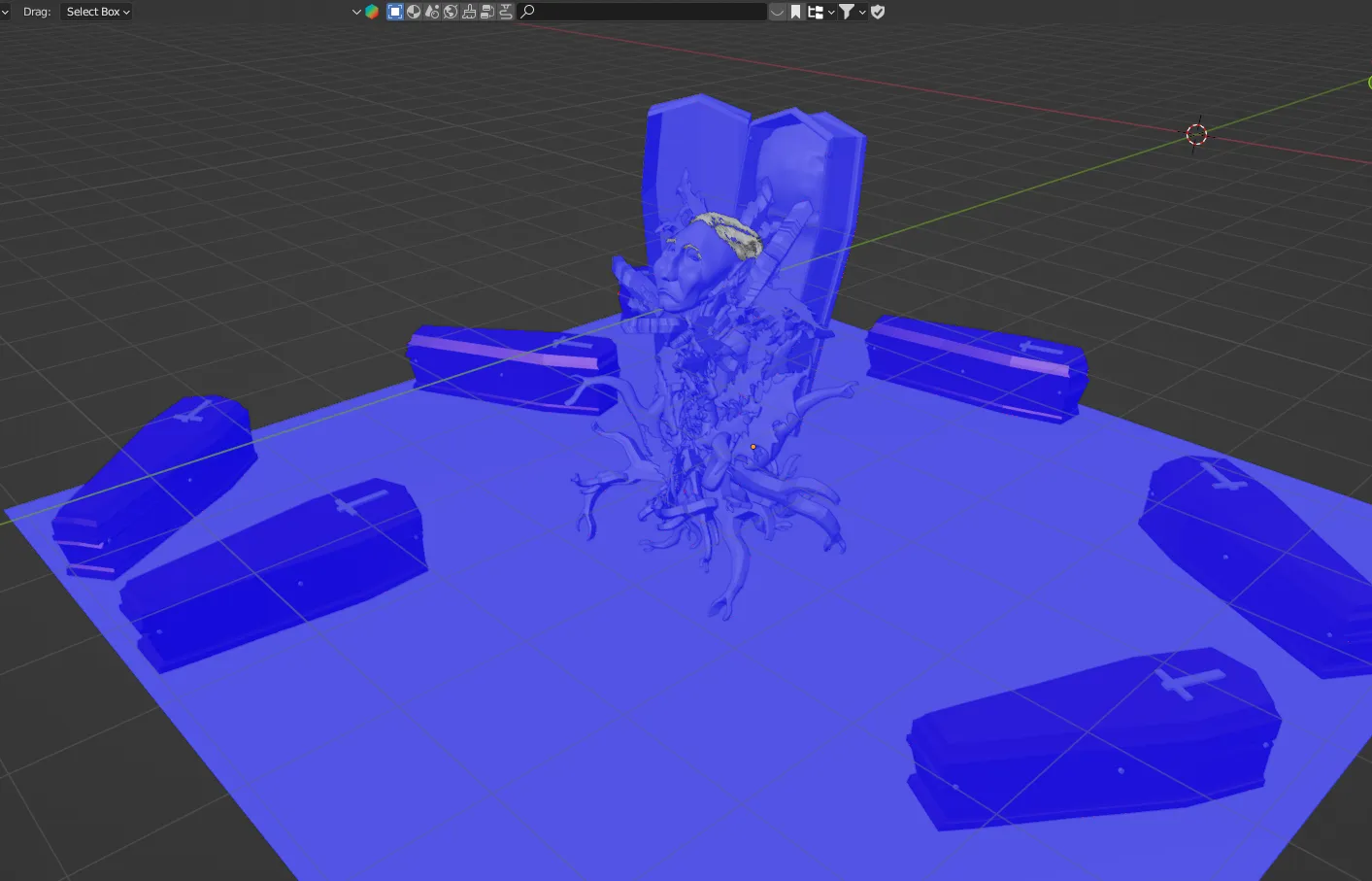 Imp&eacute;rio dos Caix&otilde;es Modelo 3D .c4d .max .obj .3ds .fbx .stl .blend 