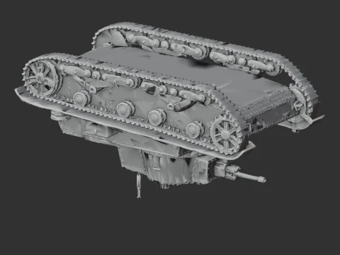 7TP Polish tank 3D Model