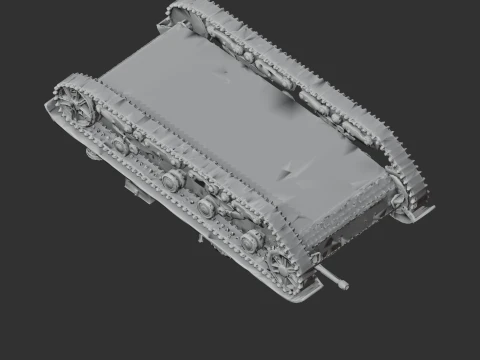 7TP Polish tank 3D Model