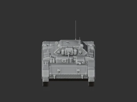 A15 Crusader tank 3D Model