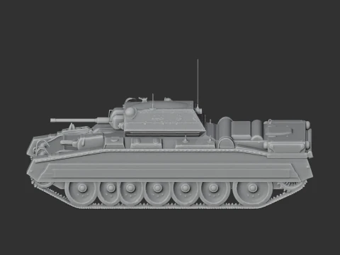 A15 Crusader tank 3D Model