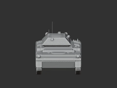 A15 Crusader tank 3D Model