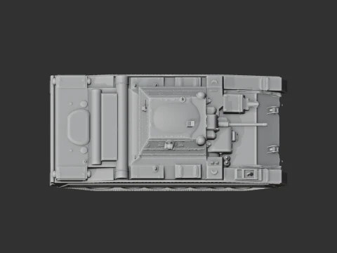 A15 Crusader tank 3D Model