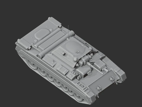 A15 Crusader tank 3D Model