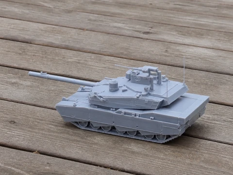 Tanque conceito AbramsX Modelo 3D