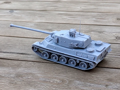 Tanque AMX M4 1949 Modelo 3D
