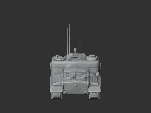 AT-15 tank 3D Model