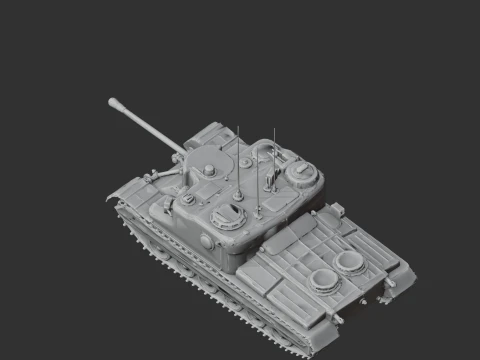 AT-15 tank 3D Model