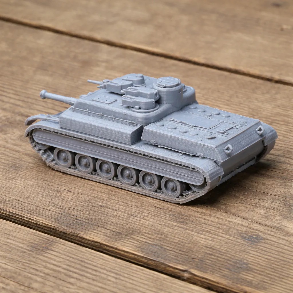 AT-8 tank 3D Model .c4d .max .obj .3ds .fbx .stl .blend 