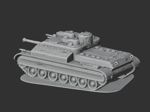 AT-8 tank 3D Model