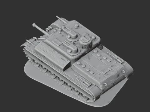 AT-8 tank 3D Model