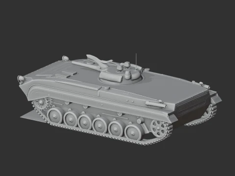 BMP-1 tank 3D Model