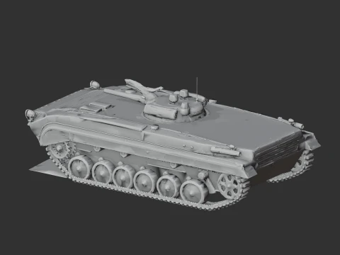 BMP-1 tank 3D Model