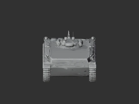 BMP-1 tank 3D Model